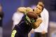 Drafting Texas A&M's Mike Evans would give Josh McCown another big target to throw to.