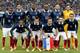 France line up for the friendly against Netherlands.