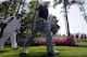 Jordan Spieth marches off in a quest to become the youngest Masters champion.
