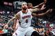 Pero Antic boxes out for a rebound.
