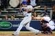 Juan Lagares' (above) defensive ability is no secret. But with a surprising .314/.345/.471 line before his hamstring injury, he has quickly and rightfully earned an everyday spot for the second year in a row.