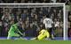 Emmanuel Adebayor nets the first of his two goals against Sunderland.