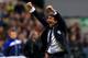 Antonio Conte celebrates a potential Scudetto-clincher against Udinese on Monday.