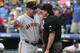 A frustrated Giants manager, Bruce Bochy was ejected in the Giants' most recent game.