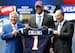 Jamie Collins (middle) was the Patriots' first pick in 2013, despite being a second-round pick.