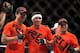 UFC lightweight Danny Castillo (center)