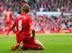 Steven Gerrard slipped at a crucial moment to allow Demba Ba the simplest of finishes to give Chelsea the lead just before half-time.