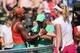 Serena Williams and Coco Vandeweghe at 2014 Sony Open in Miami