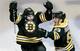 Boston Bruins defenseman Johnny Boychuk celebrates a goal against the Montreal Canadiens.