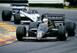De Angelis finished fifth at the 1985 European GP. His teammate, Senna, was second.