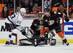 Jonas Hiller had a strong game for Anaheim.