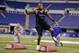Defensive end Jackson Jeffcoat working out at the NFL combine.