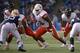 Expected to switch over to guard, Donald Hawkins is steadily climbing up draft boards.
