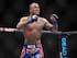 Feb 2, 2013; Las Vegas, NV, USA; Bobby Green celebrates his TKO victory during UFC 156 at the Mandalay Bay Events Center. Mandatory Credit: Gary A. Vasquez-USA TODAY Sports