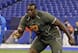 Alabama OT Cyrus Kouandjio (above) was red-flagged for injury concerns at the 2014 scouting combine.