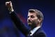 Farewell or see you in August? Tim Sherwood joined his players in thanking the fans after Spurs' 3-0 win over Aston Villa.