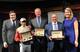 Stuart Janney III, center, thinks the Triple Crown should be amended.