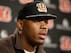 LSU running back Jeremy Hill speaks to the media after being selected by the Cincinnati Bengals.