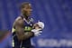 Former LSU running back Alfred Blue at the NFL combine.