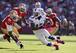Niners linebackers Aldon Smith (No. 99) and Patrick Willis (No. 52) are encouraged by not having to chase down the ever-elusive Stevie Johnson anymore.