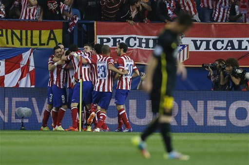 Barcelona were knocked out of Europe by Atletico.