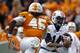 A.J. Johnson is a fearsome force in the middle of a defense.