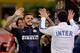 Mauro Icardi celebrates his goal against Inter on Saturday.