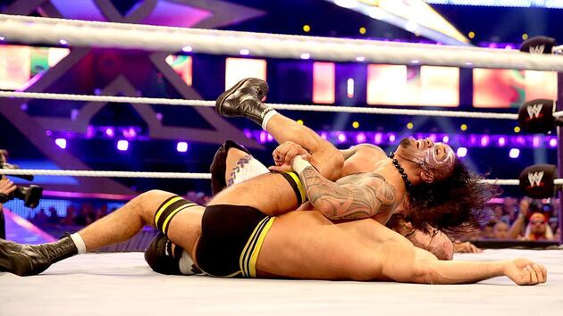 3. Fatal 4-Way WWE Tag Team Championship Match (WrestleMania 30)