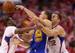 Stephen Curry was bottled up by the Los Angeles Clippers.