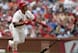 Cardinals second baseman Kolten Wong gets a hit against the Cubs on April 12.
