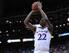 eMar 13, 2014; Kansas City, MO, USA; Kansas Jayhawks guard Andrew Wiggins (22) shoots a jumpshot during the second half against the Oklahoma State Cowboys in the second round of the Big 12 Conference college basketball tournament at Sprint Center. Kansas