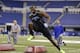 Kareem Martin works out at the NFL Scouting Combine.