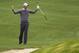 Matt Jones celebrates after his chip-in won the Shell Houston Open.