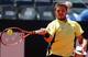 Stanislas Wawrinka hits a forehand at the 2014 Italian Open.