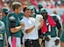 QB coach Bill Lazor with QBs Nick Foles and Michael Vick