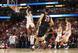 Aaron Gordon throwing down a monster dunk.