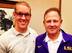 Blake Ferguson (left) and LSU head coach Les Miles (right)