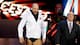 Cesaro makes his entrance for his match against Sheamus on Raw.