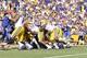 LSU quarterback Anthony Jennings rushed for his first career touchdown against Florida last season.