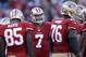 Offensive stalwarts such as Colin Kaepernick, Vernon Davis and Anthony Davis are difficult to rank.