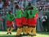 Cameroon celebrate against Sweden at USA 1994