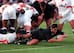 Taine Randell adds one of his two tries in the game