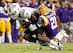 LSU cornerback Rashard Robinson (right) against Furman last season.