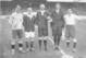 Jose Nasazzi (left) before the final of the 1928 Olympics football tournament