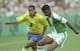 Carlos playing for Brazil in 1996