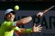 Andy Murray concentrates on the ball during his quarterfinals match against Gael Monfils at the 2014 French Open.