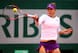 Simona Halep hits a forehand during her quarterfinals match.
