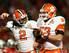 Junior center Ryan Norton (right) celebrating with Sammy Watkins after a big play in the Orange Bowl