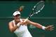 Garbine Muguruza during a match at the 2013 Championships, Wimbledon.