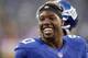 Jason Pierre-Paul is all smiles when he gets his sacks.